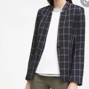 Banana republic plaid blazer
